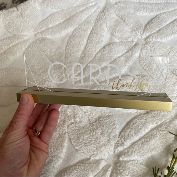 Wedding Card Table Decor Plaque - Picture 2 of 4